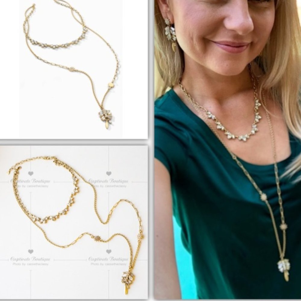 ⬇︎$28 Stella & Dot Campbell Layering Necklace